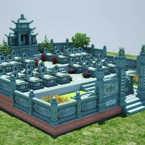 Phối cảnh khu lăng mộ - PC2