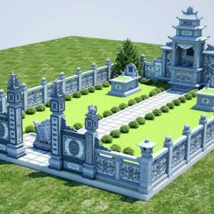 Phối cảnh khu lăng mộ - PC3