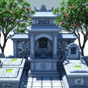 Phối cảnh khu lăng mộ - PC4