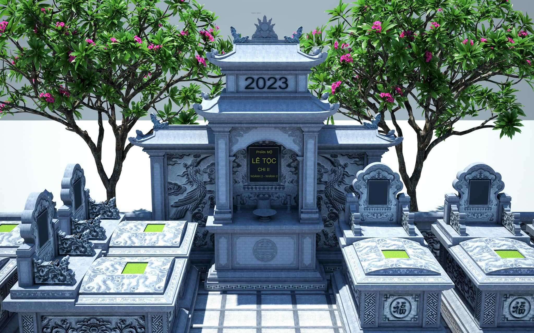 Phối cảnh khu lăng mộ - PC4