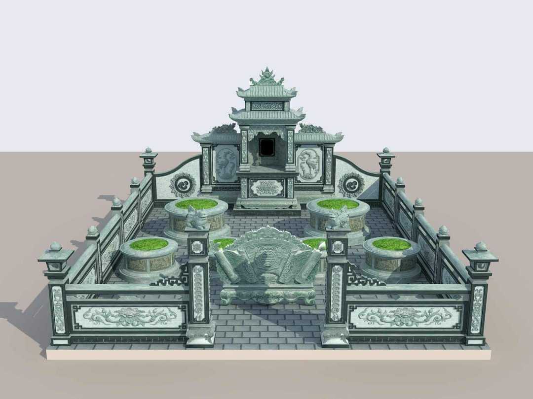 Phối cảnh khu lăng mộ - PC11